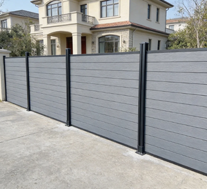 Valla <span class=keywords><strong>de</strong></span> WPC para Exteriores <span class=keywords><strong>de</strong></span> Aspecto Natural y Larga Vida Útil, Ampliamente Utilizada en Paisajismo <span class=keywords><strong>de</strong></span> Parques y Áreas Escénicas - Product Image 6