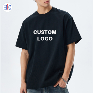 T-Shirt da Uomo Oversize a Girocollo in Tinta Unita Traspirante Senza Stampa 100% Cotone Lavorato a <span class=keywords><strong>Maglia</strong></span> 180g/m² di Alta Qualità con Logo Personalizzato - Product Image 1