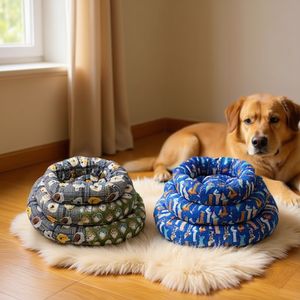 Cuccia Circolare per Cani in Seta 70*52CM, Letto di Lusso per Animali Domestici - Product Image 3