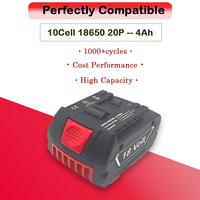 Baterai Pengganti 18V 4Ah, Dapat Digunakan dengan Impact Hammer, Rotary Tool dan Alat Pemotong Listrik