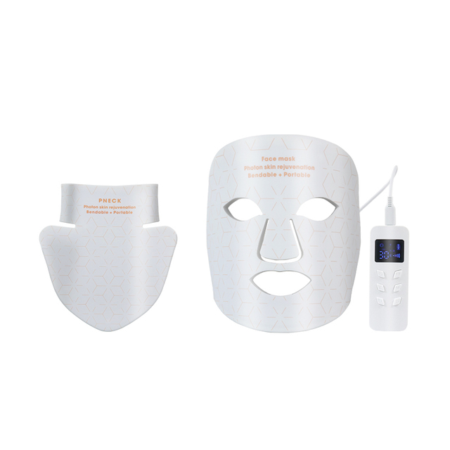 Flexible SIlicone 4 Wavelength Near-infrared Red Light Therapy Face Beauty Therapy Led Mask