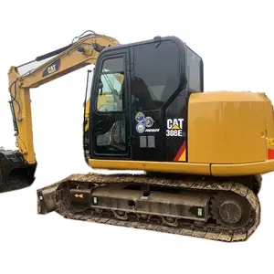 Dijual mesin pemindah bumi 8ton kucing penggali pelacak hidrolik bekas 308 peralatan Jepang caterpillar