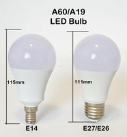 Ampoule LED rouge à intensité variable, fabricant chinois, E27/E14/GU10, OEM/ODM, 220-240V, CE/RoHS