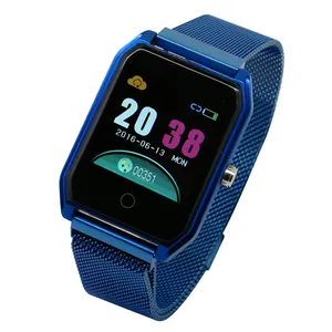 Promocionales aumentar pantalla brillante de la presión arterial Deporte fitness tracker reloj de las mujeres, reloj inteligente