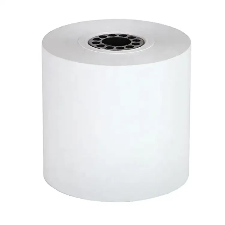 50 Rolls Cashier Pos Atm Bank Register Receipt 80X80MM Thermal Printer Paper Rolls Thermal Paper