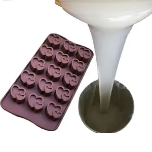 Liquid Silicone Translucent For Chocolate Silicon Mold For Food Grade Silicone Molding