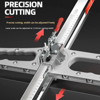 Couteau utilitaire de découpe de plaques de plâtre DIY avec rail de guidage pour le travail du bois, outil de découpe de cloisons sèches personnalisable ODM K SWAP SHIFTER