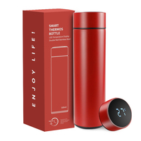 Produk Ramah Lingkungan Botol Termos 500Ml 17Oz Botol Air Gym Termos Digital Termos Custom Botol Air Temperatur Terkontrol Untuk Pernikahan