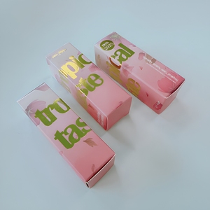 Emballage de rouge à lèvres personnalisé avec estampage à chaud, boîte en papier rigide, fermeture magnétique, ruban, poignée, boîte cosmétique de luxe, fabrication au Vietnam - Product Image 1
