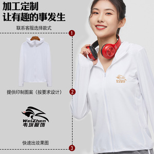 <b>Lightweight</b> Sun Protection <b>Jacket</b> Unisex UPF50 Solid Color Outdoor Windbreaker For <b>Running</b> Fitness Cycling Fishing - Product Image 3