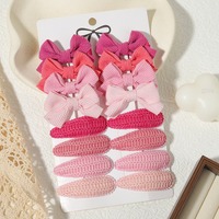 16pcs Grosir Jepit Rambut Pita Kain Buatan Tangan Manis untuk Bayi Perempuan, Jepit Rambut Bunga Warna-warni Tahan Lama untuk Anak-anak, Perhiasan Jepit Rambut