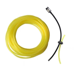 Tuyau de carburant transparent jaune, tube d'essence universel <span class=keywords><strong>pour</strong></span> moteur 2 temps, pièces de rechange <span class=keywords><strong>pour</strong></span> débroussailleuse, coupe-bordures et tronçonneuse - Product Image 1