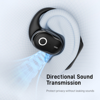 Sansui W26 OWS ENC Peredam Kebisingan Bluetooth Open Ear Hook Sepeda Motor Kursus Online Kantor Headset Nirkabel