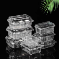 Conteneur d'emballage transparent jetable en plastique PET de qualité alimentaire KAIDA KD-212HLC pour fraises et légumes
