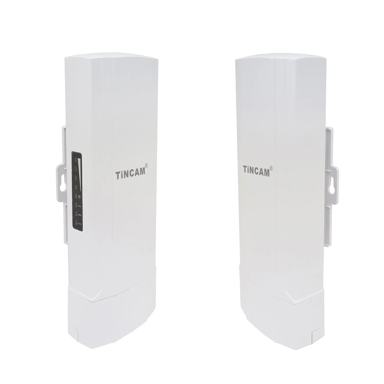 TiNCAM 2-Pack 900 Mbit/s 5,8 GHz DC12V POE24V WLAN im Freien CPE 5km WIFI-Punkt brücke Drahtlose Außenantennen Drahtlose Brücke