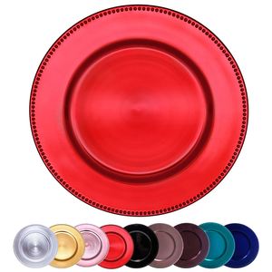 Platos de Presentación Dorados de 13 Pulgadas (Aproximadamente 33.0 cm), Desechables, Ecológicos, con Diseños Personalizados, para Bodas, Venta al por Mayor - Product Image 4