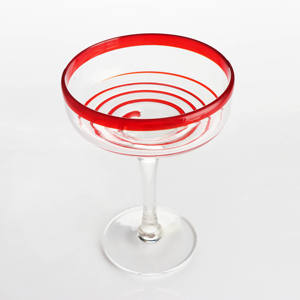 Fabrication en Chine de verres à pied à rebord spiralé lavables au lave-vaisselle Verres à cocktail Gobelet <span class=keywords><strong>martini</strong></span> Verre à vin - Product Image 6