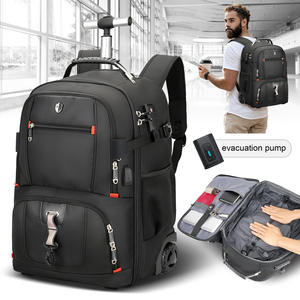 Custom Large Capacity <b>Rucksack</b> Double-shoulder Integrated Rod Trolley Bag Air Backpack Vacuum Compression <b>Waterproof</b> Features - Product Image 1