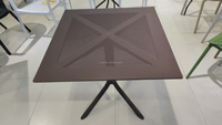 Tables à manger en plastique d'extérieur durables et imperméables au design moderne - Facile à transporter RW DT-A02 pour hôtel, salon, balcon - Direct