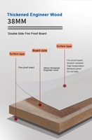 Table de football de table en bois robuste de 55 pouces, qualité professionnelle, norme de tournoi, pour jeu d'intérieur, fabrication ODM