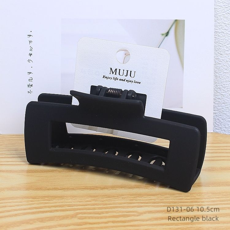 6# 10.5cm Rectangle black