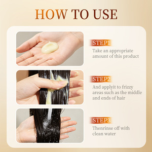 Masque capillaire UROSE Hair Energy Bee Locust Pulp avec essence de gelée royale pour une réparation profonde et un traitement des cheveux abîmés - Product Image 4