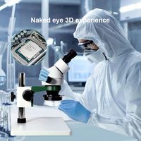 Microscope stéréo binoculaire numérique à électrons bon marché BST-X5 pour les paramètres de laboratoire d'éducation hospitalière