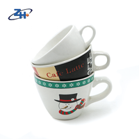 Tasses à soupe et mugs à café en céramique stoneware personnalisables avec différents motifs, style américain, sublimation, excellent rapport qualité-prix