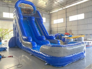 Château gonflable aquatique commercial Le Teng LT-62 de 16 pieds pour enfants et adultes, <span class=keywords><strong>toboggan</strong></span> gonflable pour fêtes en plein air, certifié CE - Product Image 5