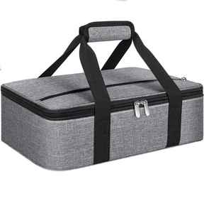 Portable Insulated Casserole Carrier Cooler Bag for Outdoor Picnic - Product Image 1