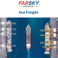 Agent de transport maritime Farsky Logistics hautement qualifié, transitaire proposant des services de transport maritime (LCL+Express) Chine États-Unis/Canada