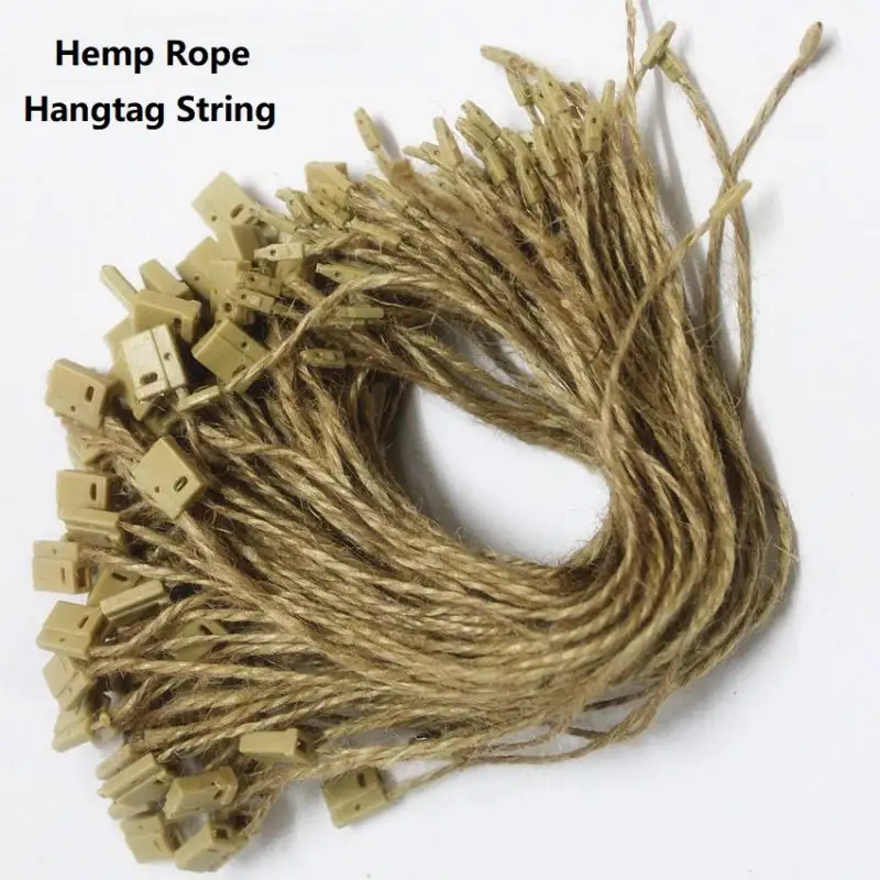 Custom High Quality Nylon General Clothing Garment Hemp Rope Hang Tag String