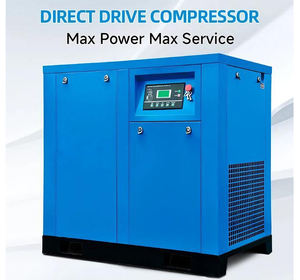 Compresor de Aire de Tornillo Estacionario de Alta Presión de 15KW, Sin Aceite, Refrigerado por Aire, 12 Bar, 95CFM, con Motor y Rodamiento para Uso en Minería y Fábricas - Product Image 4