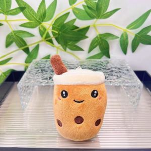 Muñeco de peluche colgante de 12 cm con forma de taza de té con leche, juguete de peluche Boba, llavero, regalo para niños, muñecos de peluche bonitos al por mayor - Product Image 6