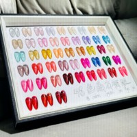 Oem 48 couleurs/ensemble acrylique 15ml diamant oeil de chat gel vernis à ongles haute qualité Soak Off bleu 3d couleur gel fournitures pour ongles en gros