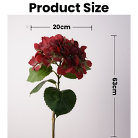 Nouvelle Arrivée 2026 – Hortensias Artificiels en Latex Effet Naturel, Variétés de Fleurs d'Hortensia pour Décoration Maison et Mariage