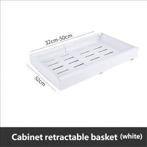 Estante Extensible para Fregadero, Organizador Metálico Resistente, Estante Telescópico Plegable para Almacenamiento de Especias, Diseño Moderno - Product Image 6