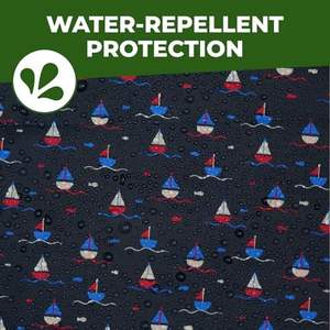 Sac à provisions chic et tendance en polyester, résistant à l'eau, léger, pliable et réutilisable, avec motif de dessin animé - Product Image 2