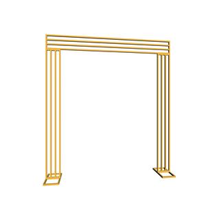 New Design Wedding Stage <b>Backdrop</b> Frame Gold Iron Wedding Arch <b>Backdrop</b> <b>Stands</b> Wedding Decorations - Product Image 1