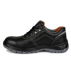 Chaussures de sécurité en acier noir, bottes de travail en cuir véritable, imperméables, respirantes, antidérapantes, antistatiques, chaussures industrielles pour hommes - Product Image 3