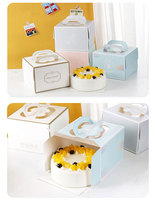 Boîte cadeau personnalisée en forme de bus scolaire jaune avec poignée, fenêtre transparente, en carton, pour emballage de jouets pour enfants, bonbons et vente en gros