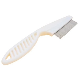 Pettine per la rimozione di pulci per animali domestici, nuovo stile, piatto, tinta unita, antiscivolo, modello 07A3303 07A4407, forniture per animali domestici - Product Image 5