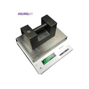 ACCURATEWT M1 Classe 20kg Poids d'étalonnage rectangulaire en fonte avec cavité de réglage et certificat pour balance - Product Image 1