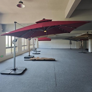 Gran oferta, sombrilla <span class=keywords><strong>romana</strong></span> con logotipo personalizado impreso para muebles de Patio, jardín, parque, uso para restaurante, patio, Hotel, stock de fábrica - Product Image 1