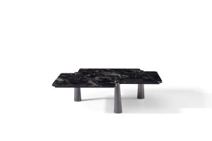 LU NEW Best Modern Good Quality Living Room Furniture Black <b>Marbled</b> <b>Table</b> <b>Top</b> Stainless Steel Base Coffee <b>Table</b> - Product Image 3