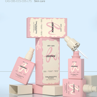 Emballage de boîte à bouteille, format plat, papier blanc, emballage cosmétique