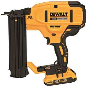 Clavadora Neumática DeWalt 18V sin Escobillas, Calibre 18, Inalámbrica, con Batería de Iones de Litio XR - Product Image 1