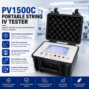 Analyseur <span class=keywords><strong>de</strong></span> chaîne photovoltaïque portable automatique pour tests <span class=keywords><strong>de</strong></span> performance sur site - Product Image 1