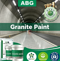 Peinture à texture pierre stable aux couleurs, revêtement imperméable anti-fissures, matériau mural extérieur pour la construction de bâtiments neufs