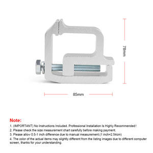 Clip de Montaje para Techo de Camioneta, Resistente, para Portaequipajes de Vehículos, Venta Caliente - Product Image 4